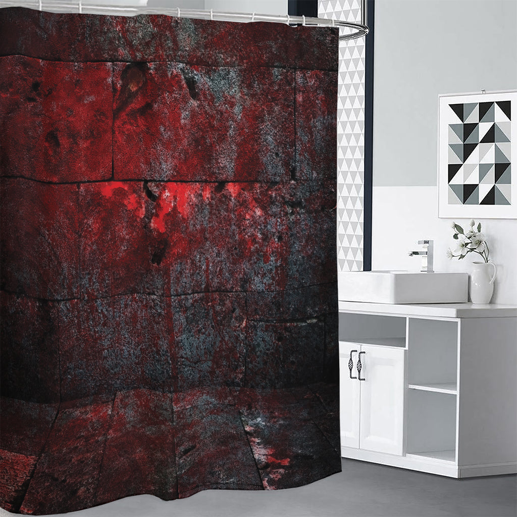 Bloody Room Print Premium Shower Curtain