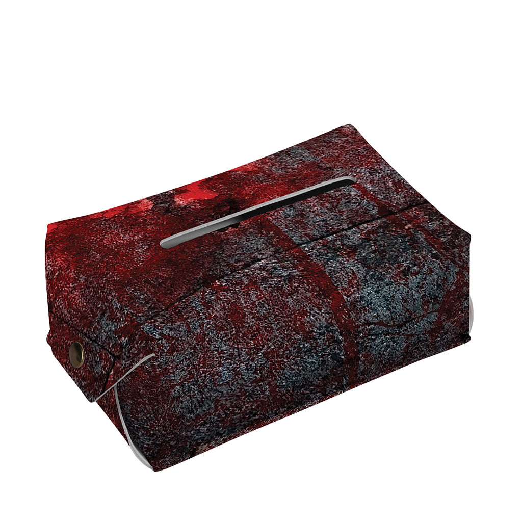 Bloody Room Print Rectangle Tissue Box Cover