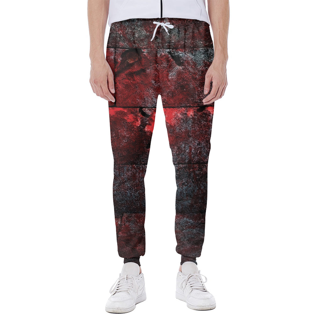 Bloody Room Print Scuba Joggers