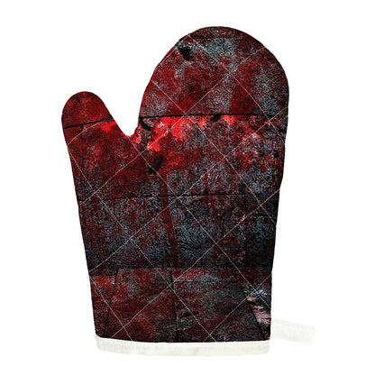 Bloody Room Print Single Oven Mitt