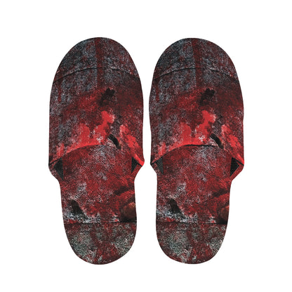 Bloody Room Print Slippers