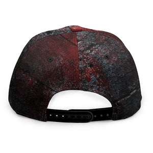 Bloody Room Print Snapback Cap