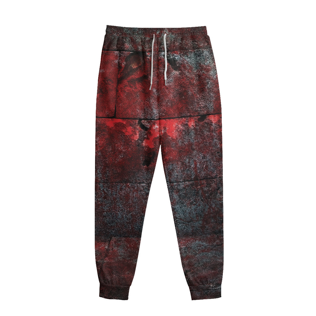 Bloody Room Print Sweatpants