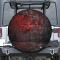 Bloody Room Print Tire Cover