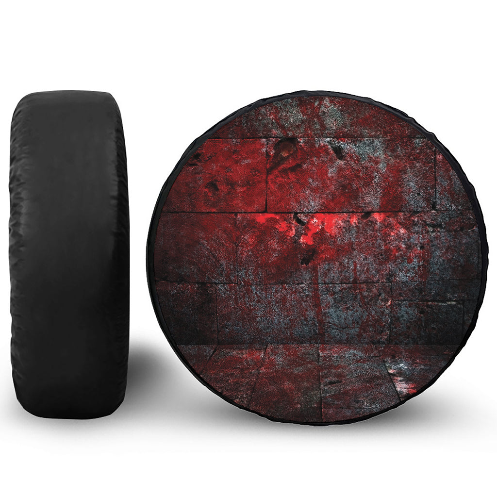 Bloody Room Print Tire Cover