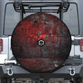 Bloody Room Print Tire Cover With Camera Hole
