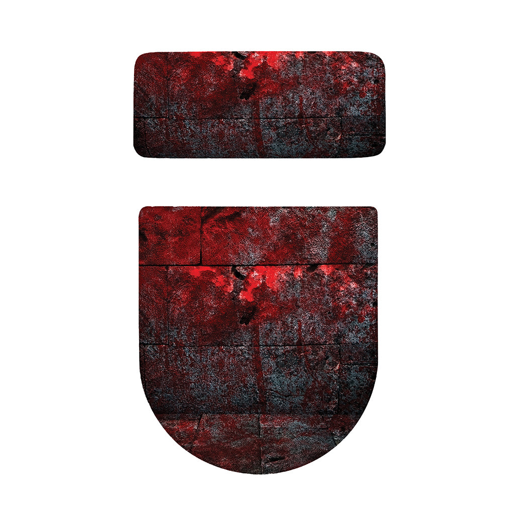 Bloody Room Print Toilet Lid And Tank Cover Set