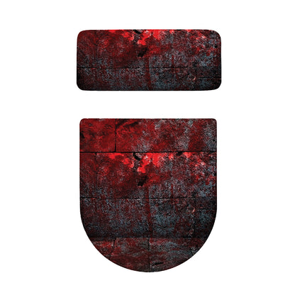 Bloody Room Print Toilet Lid And Tank Cover Set