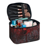 Bloody Room Print Travel Makeup Bag
