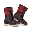 Bloody Room Print Winter Boots