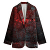 Bloody Room Print Women's Blazer