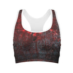 Bloody Room Print Women's Sports Bra