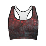Bloody Room Print Women's Sports Bra