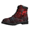 Bloody Room Print Work Boots