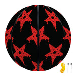 Bloody Satanic Pentagram Pattern Print Basketball