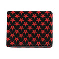 Bloody Satanic Pentagram Pattern Print Bifold Wallet