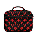 Bloody Satanic Pentagram Pattern Print Briefcase Bible Bag