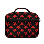Bloody Satanic Pentagram Pattern Print Briefcase Bible Bag