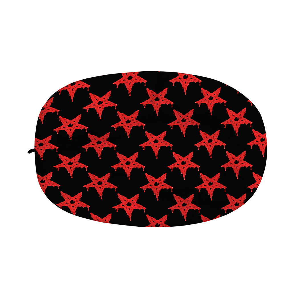 Bloody Satanic Pentagram Pattern Print Car Side Mirror Covers