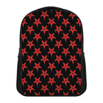 Bloody Satanic Pentagram Pattern Print Casual Backpack
