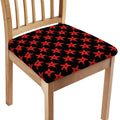 Bloody Satanic Pentagram Pattern Print Chair Cushion Cover