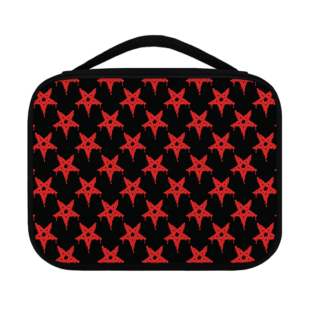 Bloody Satanic Pentagram Pattern Print Classic Bible Case