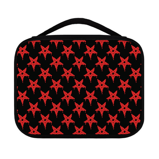 Bloody Satanic Pentagram Pattern Print Classic Bible Case