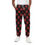 Bloody Satanic Pentagram Pattern Print Cotton Pants