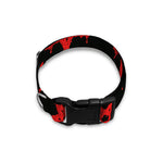 Bloody Satanic Pentagram Pattern Print Dog Collar