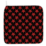 Bloody Satanic Pentagram Pattern Print Hand Towel