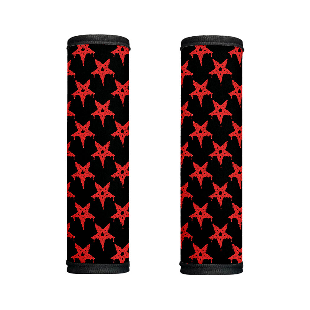 Bloody Satanic Pentagram Pattern Print Handle Covers