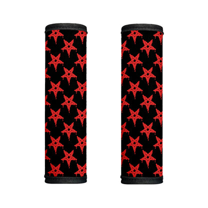 Bloody Satanic Pentagram Pattern Print Handle Covers