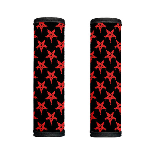 Bloody Satanic Pentagram Pattern Print Handle Covers