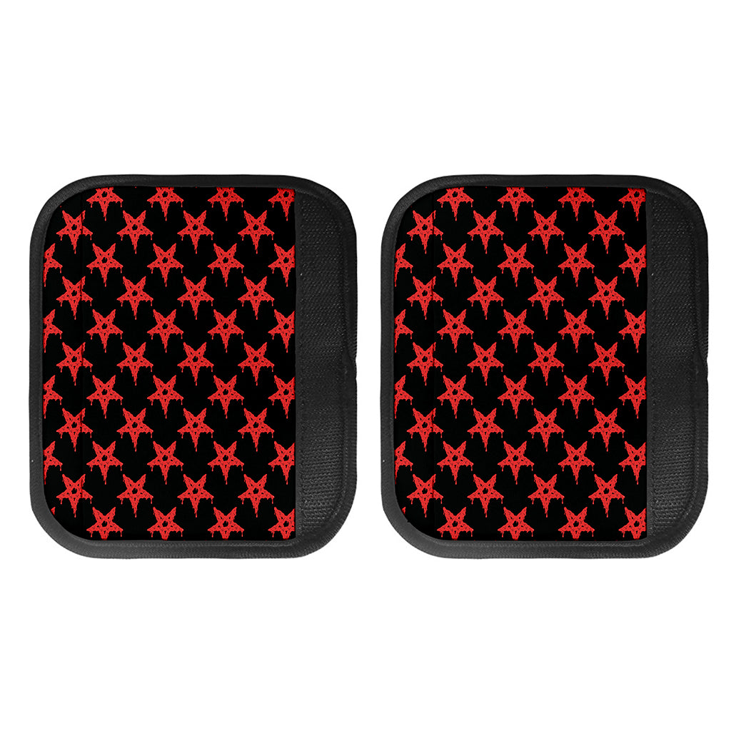Bloody Satanic Pentagram Pattern Print Handle Covers