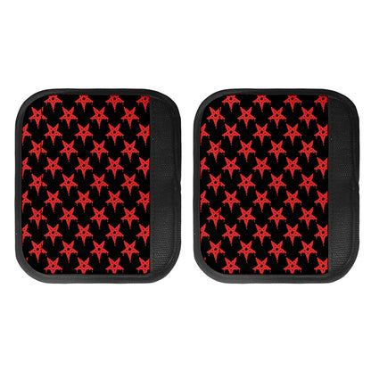 Bloody Satanic Pentagram Pattern Print Handle Covers