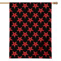 Bloody Satanic Pentagram Pattern Print House Flag