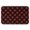 Bloody Satanic Pentagram Pattern Print Indoor Door Mat
