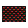 Bloody Satanic Pentagram Pattern Print Kitchen Mat