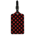 Bloody Satanic Pentagram Pattern Print Luggage Tag