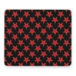 Bloody Satanic Pentagram Pattern Print Mouse Pad