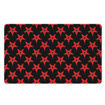 Bloody Satanic Pentagram Pattern Print Polyester Doormat