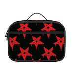 Bloody Satanic Pentagram Pattern Print Portable Lunch Bag