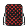 Bloody Satanic Pentagram Pattern Print Rectangular Crossbody Bag