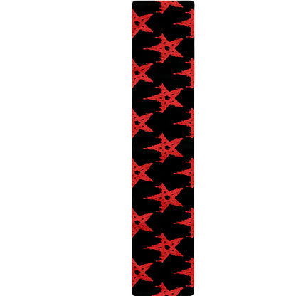 Bloody Satanic Pentagram Pattern Print Table Runner