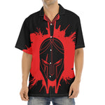 Bloody Spartan Warrior Print Aloha Shirt