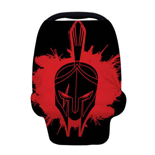 Bloody Spartan Warrior Print Baby Seat Cover