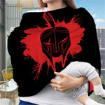 Bloody Spartan Warrior Print Baby Seat Cover