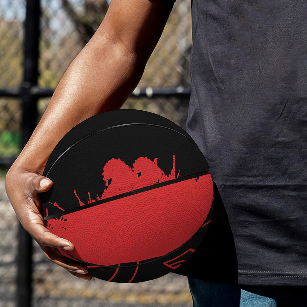 Bloody Spartan Warrior Print Basketball