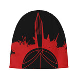 Bloody Spartan Warrior Print Beanie