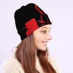 Bloody Spartan Warrior Print Beanie